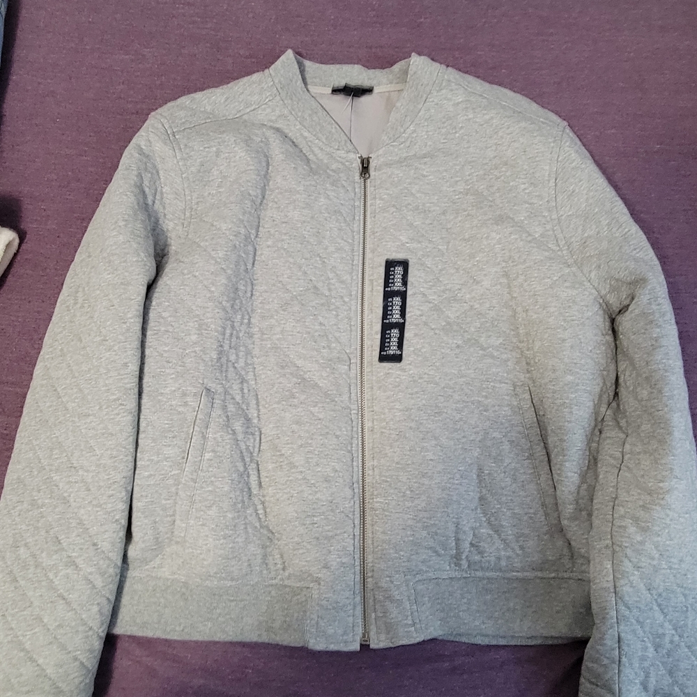 Heather gray jacket